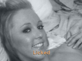 Licked